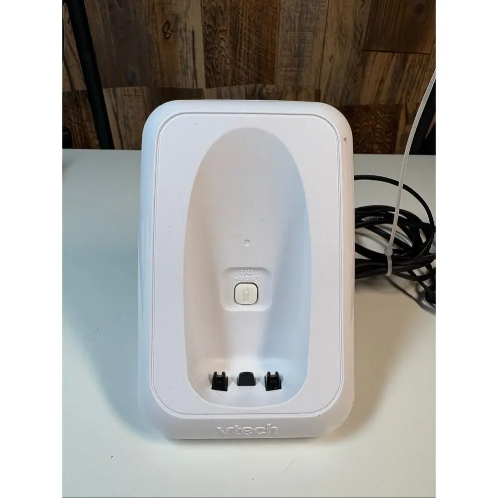 VTech DECT 6.0 Cordless Phone Home Telephone Base Charger CS6114 untested